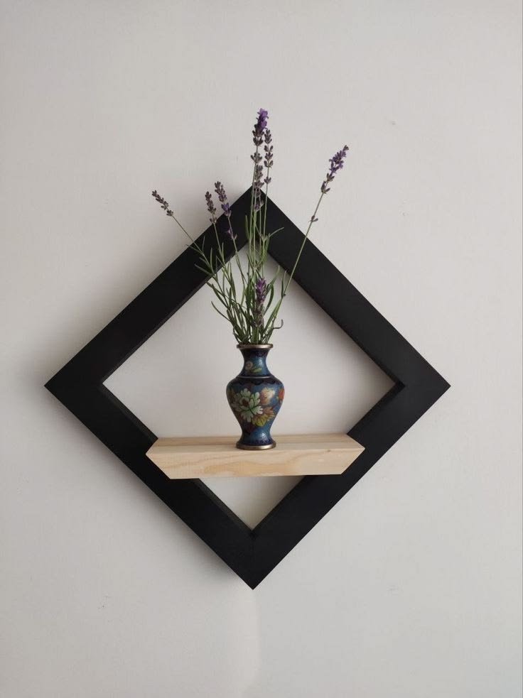 Designer wall plant shelve